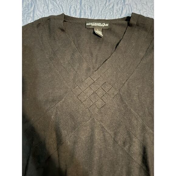 Monterey Bay Clothing Company Size L Women’s Tops Black, Brown, Orange 4 LOT - Picture 11 of 13